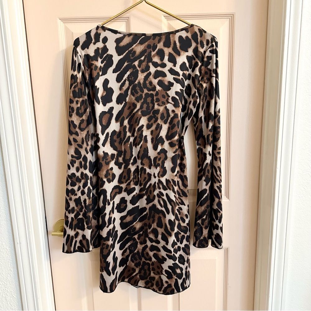 Leopard Print Mini Dress